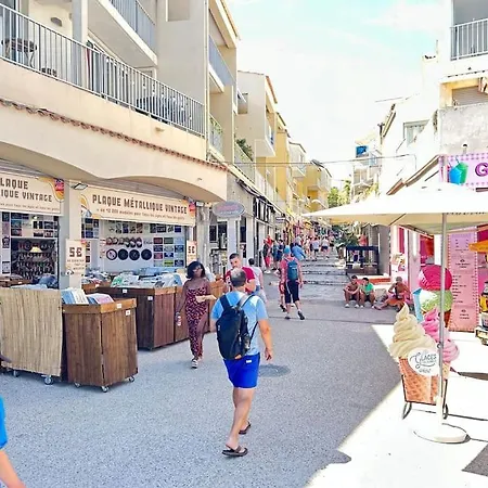 Appartement T2 Climatisé à 2 Min Du Mole Avec Balcon Et Piscine Agde